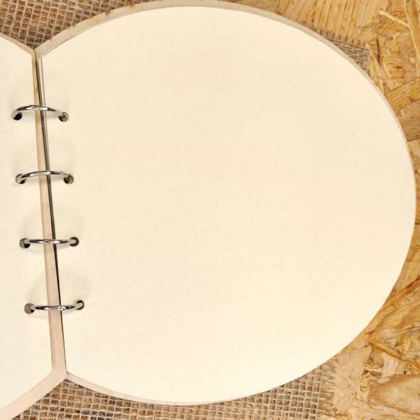guestbook copertina di legno personalizzata ecofattoart